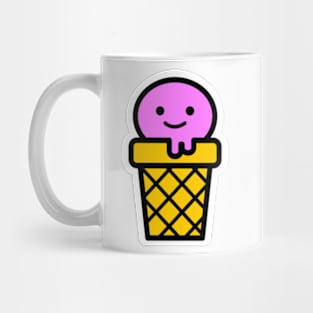 Ice cream, ice, icecream in waffle Mug